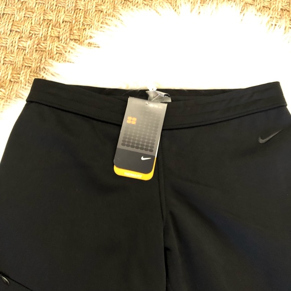 NEW Nike Black Thermal Therma-FIT Activewear H2O Resistant Neoprene Pants S 4 6 - Picture 3 of 6